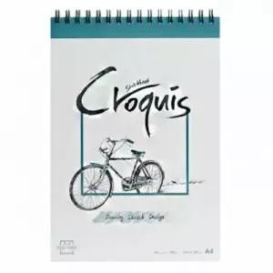 크로키북 삼원)아트스퀘어 크로키 A4(CG03/105g/80매)그린
