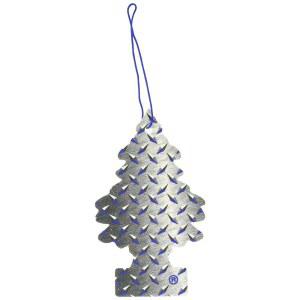 Car-Freshner Little Trees 걸이식 자동차, 가정 및 사무실 공기 청정제, 순수 스틸 향 6팩