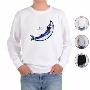 맨투맨 전색상 바다생물 해양 꽁치 프린트셔츠 YXR6+2woX