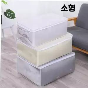 이불보관함 정리함 옷 의류보관함 SR TBZ 투명 소형