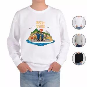 맨투맨 전색상 독도는 우리땅 대한민국 프린트셔츠 FXY8+4VyG