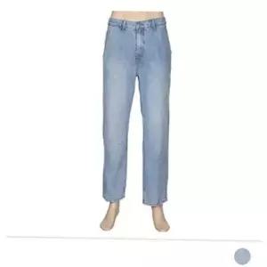 청바지_연청 던츠 세미와이드 뒷밴딩 유행 MP23078