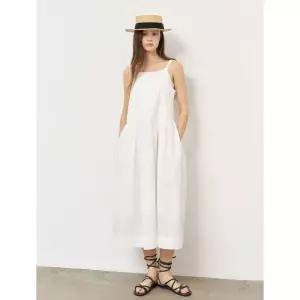 GENERALIDEA 루즈핏 코튼 슬리브리스 롱 원피스 [WHITE] / WBE2L15508 104535