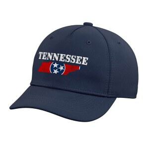 테네시 플래그 스테이트 맵 프라이드 빈티지 내슈빌 TN 조절식 야구 모자