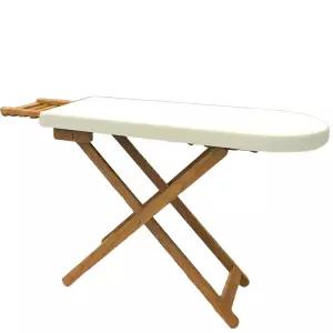 원목 다리미판 접이식 패드 나무 다림질 스탠드 우드