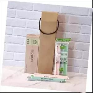 [문구] 슈가랩 에코비닐백 중 +밀봉집게 선물세트