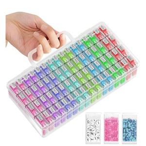 다이아몬드 페인팅 액세서리 보관 용기 64칸 비즈 정리함 다이아 아트 전용 박스