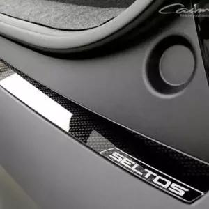 [CAR] 자동차 튜닝 스티커 셀토스 카본 후범퍼 스텝 장식