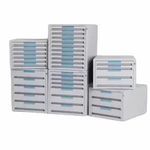 [문구/오피스] 서류 보관함 4단 수납 박스 자물쇠 문서 정리함 안전