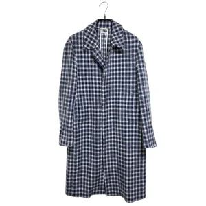 톰브라운 캐시미어 체크 롱코트 139589082