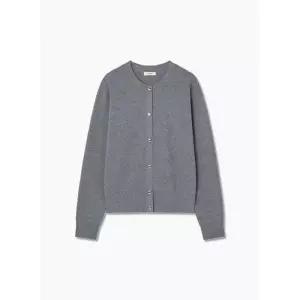 매장정품 SHESMISS 쉬즈미스 울 블렌드 버튼 라운드넥 가디건_SSKCDQ12010 1425435