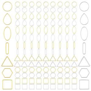 주얼리 귀걸이 제작용 비딩 후프 7가지 스타일 140개 세트 핸드메이드 액세서리 부품