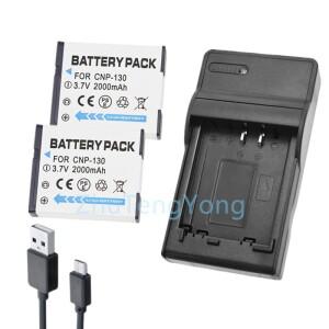 카시오 NP-130 Exilim EX-ZR100 ZR200 ZR1000 H30 H35용 충전식 배터리