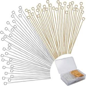 주얼리 DIY 전용 금속 아이핀 600피스 2인치 평면 스트레이트 헤드핀 세트