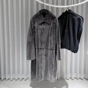 디올 밍크 코트 그레이 사이즈 48 153448309