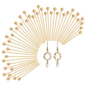 금도금 소형 헤드핀 세트 귀걸이 펜던트 팔찌 주얼리 제작 DIY 핸드메이드 결과물