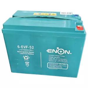 ENON 12v 52ah 6-EVF-52 6-DZF-52 딥사이클 삼륜차 전동스쿠터 전동카 배터리 48V, 60V, 72V SET