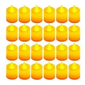 LED초 24개 LED 양초 무염 배터리 200 이상 전기 티라이트