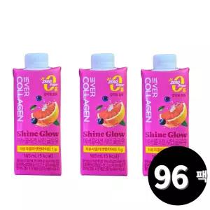 뉴트리 에버콜라겐 샤인글로우 저분콜라겐펩타이드 165ml, 96팩