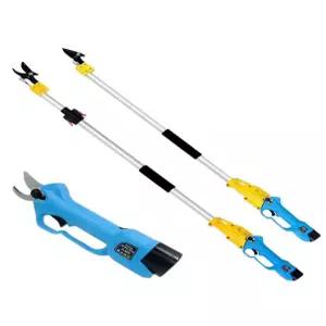 장대 정전 가위 풀세트 막대 과일따는 고지 가지치기 접목 충전식 과일따기