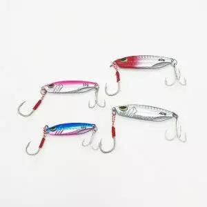 [하프클럽/알티피아]바다낚시 루어낚시 크롬 메탈지그 홀로그램 핑크 20g