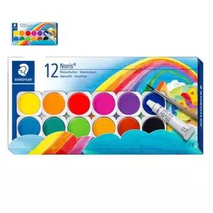 고체 노리스 스테들러 888NC12 12색 수채물감 사무