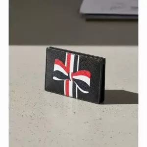 톰브라운 26SS 싱글 카드 홀더 가죽 카드지갑 블랙 UAW080A 00198 001