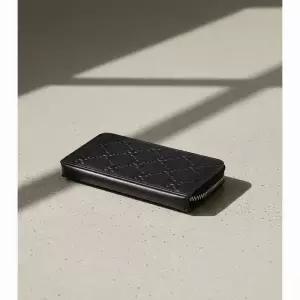 구찌 GG 엠블럼 카드 케이스 카드지갑 블랙 850185 AAFDV 1000