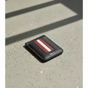 발리 그레인 레더 카드홀더 블랙 카드지갑 MLB03KVT434-I921P