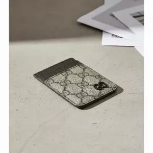 구찌 바이컬러 마그네틱 카드 케이스 카드지갑 817197 FACQC 9773