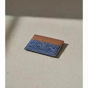 펜디 FF 자카드 데님 카드지갑 카드홀더 7M0164 AUGO F1SCG