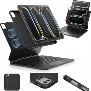 아이패드 에어 13인치 케이스 키보드 ESR 리바운드 360 M4/M3/M2 마그네틱 스탠