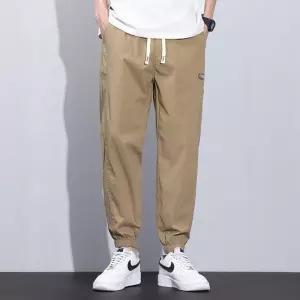호크아이 바지 남성 여름 캐주얼 쿨링 아이스 긴 슬림팬츠 데일리룩 편안한 배기핏 9부 KUK5