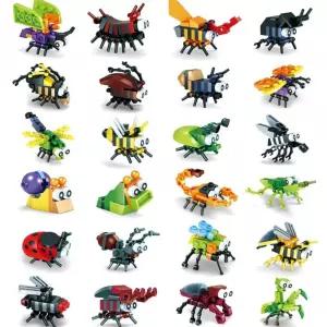 24개곤충블럭 미니곤충블럭 디피 24개 벅스 나노블럭 어린이집 유치원 대량주문 단체 선물