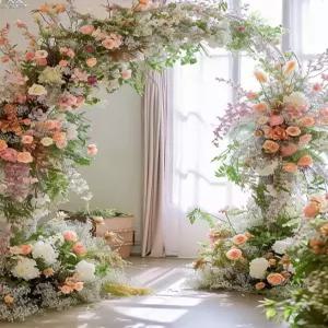 웨딩 포토부스 배경 꽃 결혼식 포토존 장식 이벤트