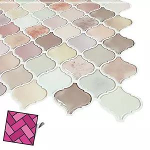 적색혼합 잔다마스크 월타일스티커 507 타일시트 31W8E9A1D3