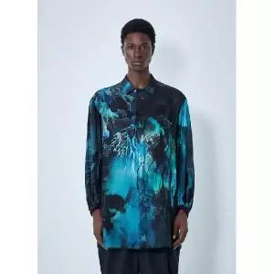 요지야마모토 남성 Sea Prink Silk Shirt HK B16 453 TP873423551