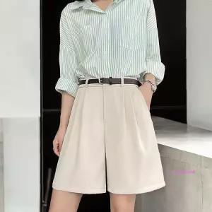 베르 사무실코디 데일리 정장반바지 깔끔한핏 오피스hij860