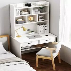 공간활용 책상 70cm 틈새 서랍식 미니 80cm 원룸 좁은방 자취 전원 책장 대나무