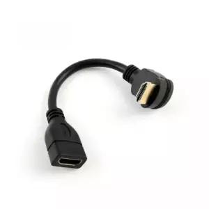 카니발 모니터 천장 캠핑카 TV 셋톱박스 스피커 사운드바 연결 하향 꺽임 HDMI 연장 케이블 MF 15cm