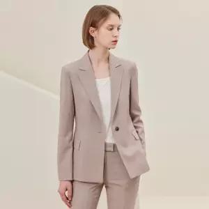 [리안뉴욕] 슬림 원버튼 자켓