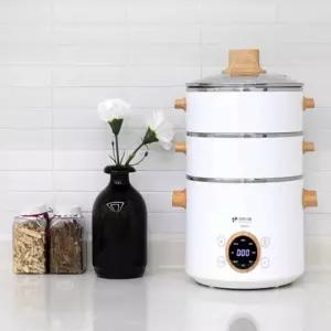 전기라면포트 전기쿠커 전기찜기 3단 라면포트기