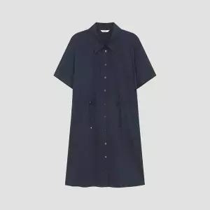 백화점 리스트 드로우 스트링 셔츠 원피스 TWWOPP62050