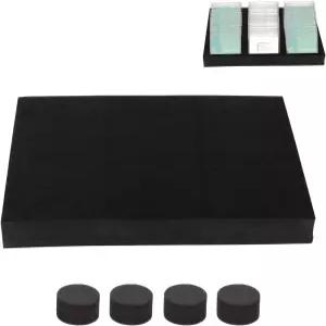 이름 배지 홀더 신분증 트레이 정리함 폼 태그 데스크 오피스 학교 비즈니스용 번호판 ID 카드 표지판 장식