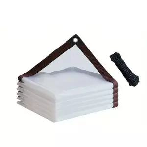 투명 갑바 천막 묶는 농업 타포린 임시건축 비닐 덮개