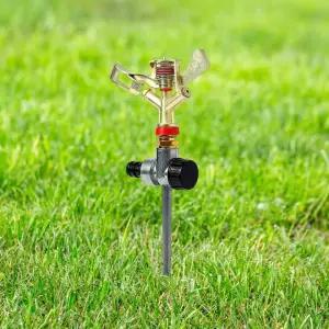 잔디물주기 스프링쿨러 가드닝 360도 회전 관수 급수기 농사용품