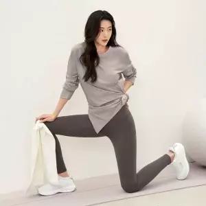 ANDAR 에어웜 기모 지니 시그니처 레깅스 9부