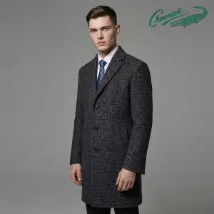 크로커다일 글렌체크 소프트 울 코트 CDAA5CT41241244515