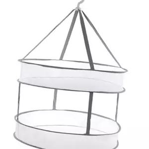 (올핀)원형 메쉬건조망 2단 걸이형 야채 및 빨래 건조대