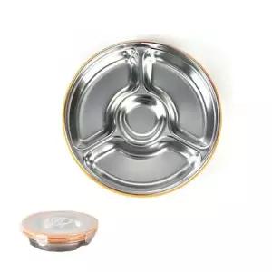 스텐 반찬용기 4칸 밀폐 스텐반찬통 밀폐용기 보관용기